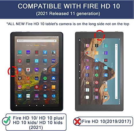 （2 pack）Anti-Blue Light Screen Protector for Fire HD 10, 11th Gen, 2021