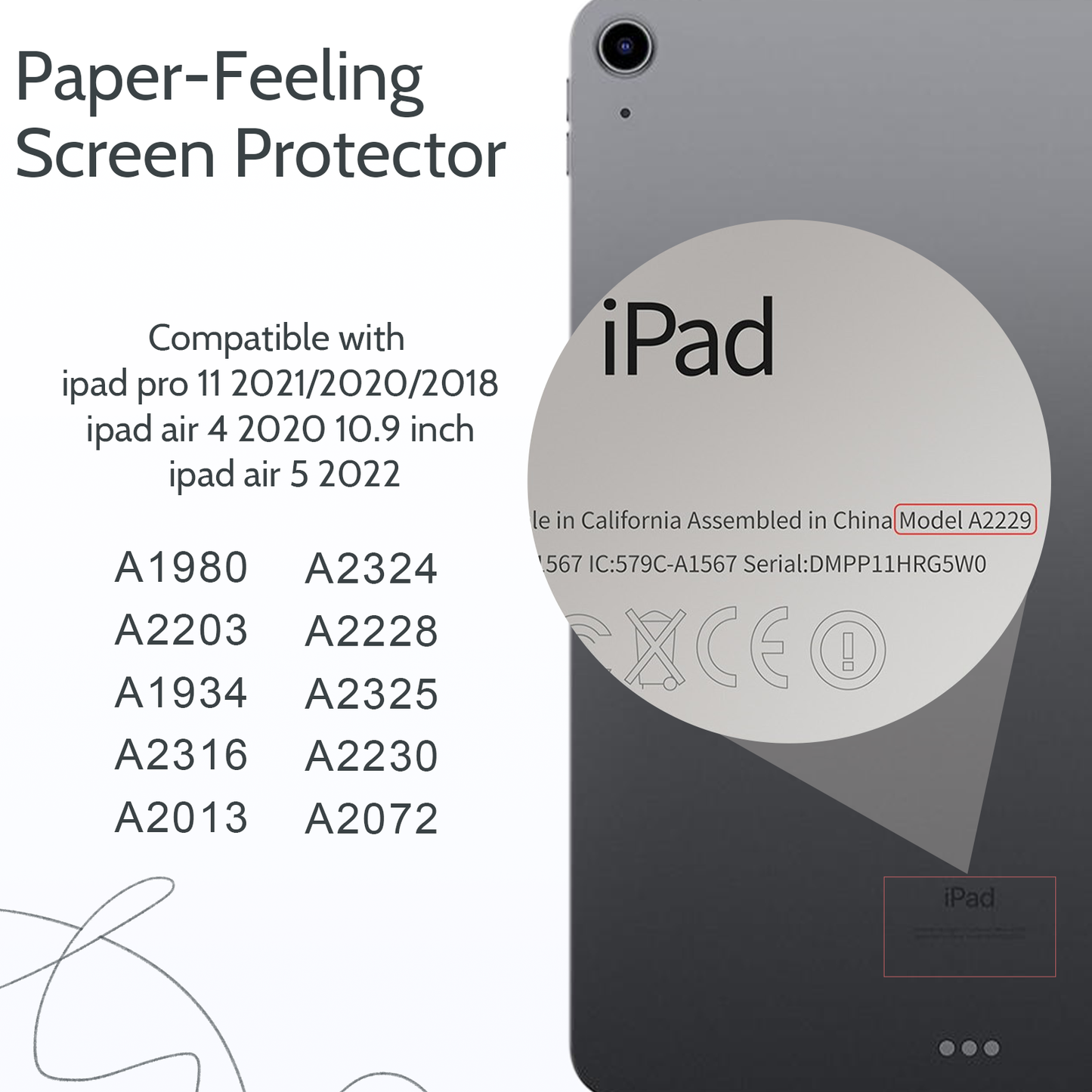Ipad  Screen Protector 10.9 Inch